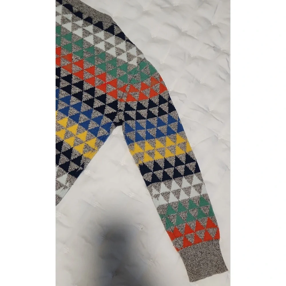 Gap Kids Sweater Size M (8) Marled Grey Prism Style Pre-Owned Excellent